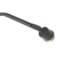 Steinhauer Zig-Zag dimmbare Bogenstehlampe aus Metall, weißer Stoffschirm, E27, modern