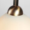 Steinhauer Anthea Wandleuchte Wandlampe mit cremefarbenem Glasschirm, klassisch