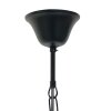 Steinhauer Pimpernel klassische 4-flammige Rauchglas-Hängeleuchte E14 Ø 25 cm