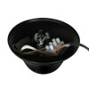 Steinhauer Pimpernel klassische 4-flammige Rauchglas-Hängeleuchte E14 Ø 25 cm