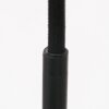 Steinhauer Sparkled Light Esstisch-Pendelleuchte schwarz mit goldfarbenem Stoffschirm, dimmbar