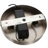 Steinhauer Soleil LED 2-flammige Ring-Pendelleuchte modern, dimmbar, silber, Länge 32 cm