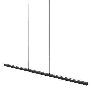 Steinhauer Bande LED eckige Balken-Pendelleuchte dimmbar, 3-flammig für Esszimmer