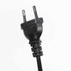 Steinhauer Bloeba Bogenstehlampe mit braunem Holzschirm, Metall, dimmbar, E27