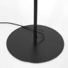 Steinhauer Bloeba verstellbare Bogenstehlampe mit blauem Schirm, dimmbar