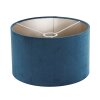 Steinhauer Bloeba verstellbare Bogenstehlampe mit blauem Schirm, dimmbar
