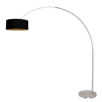 Steinhauer Sparkled Light Bogenstehlampe für Wohnzimmer, verstellbar, dimmbar, E27