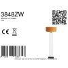 Steinhauer Stang verstellbare Stehlampe mit goldfarbenem Schirm, dimmbar, 160 cm