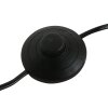 Steinhauer Stang klassische dimmbare Stehlampe mit weißem Stoffschirm und Metallgestell