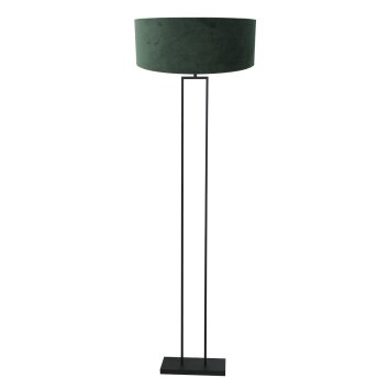 Steinhauer Stang Standlampe mit grünem Schirm, dimmbar, mit Schalter für Wohnzimmer
