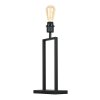 Steinhauer Stang verstellbare Metall-Tischlampe mit silberfarbenem Schirm E27