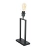 Steinhauer Stang verstellbare Metall-Tischlampe mit silberfarbenem Schirm E27