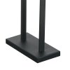 Steinhauer Stang Tischleuchte, Tischlampe mit weißem Stoffschirm, E27, dimmbar