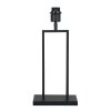 Steinhauer Stang Tischleuchte, Tischlampe mit weißem Stoffschirm, E27, dimmbar