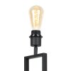 Steinhauer Stang Tischleuchte, Tischlampe mit weißem Stoffschirm, E27, dimmbar