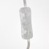 Steinhauer Sparkled Light Bogen-Wandleuchte Silber mit gold-schwarzem Stoffschirm