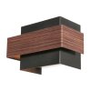Steinhauer Muro moderne braune 2-flammige Wandlampe aus Metall dimmbar IP20 2700 K