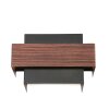 Steinhauer Muro moderne braune 2-flammige Wandlampe aus Metall dimmbar IP20 2700 K