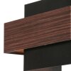 Steinhauer Muro moderne braune 2-flammige Wandlampe aus Metall dimmbar IP20 2700 K