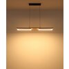 Globo Bruce LED Esstisch-Pendelleuchte Holzoptik 3000 Kelvin 3000 Lumen 30 Watt