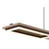 Globo Bruce LED Esstisch-Pendelleuchte Holzoptik 3000 Kelvin 3000 Lumen 30 Watt