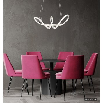 Globo Evangeline LED Pendelleuchte für Esszimmer, dimmbar, 2700-6000 K, 5600 lm, 45 W