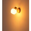 Globo Eileen Wandleuchte Wandspot mit Schalter, weißem Glasschirm, E27, 40 Watt
