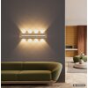 Globo Rojas LED Wandlampe aus Travertin, modern mit Up- & Downlight für Akzente
