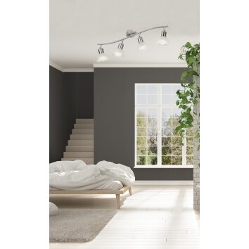 NOWA Daytona 4-flammige Deckenleuchte für Wohnzimmer und Flur 3000 K 1720 lm 5 W