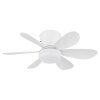 Globo Delores LED Deckenventilator mit Beleuchtung, dimmbar, Fernbedienung