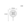 Globo ILIOS LED gelbe Solarleuchte Sonnenblume mit Erdspieß 3000 Kelvin 6 Watt IP44