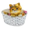 Globo Kotir LED Akku-Solarleuchte Fuchs im Blumenkorb für Außenbereich IP44