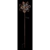 Globo ROSALI LED Solarleuchte Gartenstecker Hortensie Gold IP44 3000K Antik