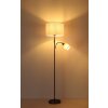 Globo Thea moderne Stehlampe mit Lesearm für Wohnzimmer, 2-flammig, E27, IP20, 165 cm