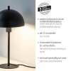 SCHÖNER WOHNEN-Kollektion ALI Tischleuchte (Tischlampe) aus Metall, E14, Schalter am Kabel