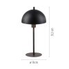 SCHÖNER WOHNEN-Kollektion ALI Tischleuchte (Tischlampe) aus Metall, E14, Schalter am Kabel