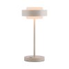 SCHÖNER WOHNEN-Kollektion ELMO LED Tischleuchte mit Touchdimmer, weißem Glasschirm