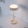 SCHÖNER WOHNEN-Kollektion ELMO LED Tischleuchte mit Touchdimmer, weißem Glasschirm