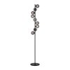 Schöner Wohnen-Kollektion DUBAI Stehlampe Stehleuchte 9-flammig rauchfarbene Glasschirme