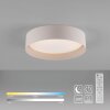 Schöner Wohnen-Kollektion TAVOLI sandfarbene LED-Deckenleuchte 1400 lm 2700-6500 K