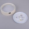 Schöner Wohnen-Kollektion TAVOLI sandfarbene LED-Deckenleuchte 1400 lm 2700-6500 K