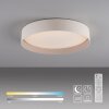 SCHÖNER WOHNEN-Kollektion TAVOLI LED runde Deckenleuchte sandfarben 39 cm dimmbar