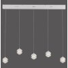 Schöner Wohnen-Kollektion LINI LED Esstisch-Pendelleuchte 5-flammig 110 cm