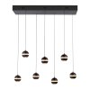 SCHÖNER WOHNEN-Kollektion LINI LED Pendelleuchte für Esstisch 7-flammig 90 cm