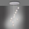 Schöner Wohnen-Kollektion LINI LED Kaskaden-Pendelleuchte 10-flammig 55 cm