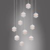 Schöner Wohnen-Kollektion LINI LED Kaskaden-Pendelleuchte 10-flammig 55 cm