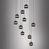 SCHÖNER WOHNEN-Kollektion LINI LED Glaskugel-Pendelleuchte 10-flammig dimmbar