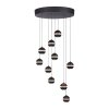 SCHÖNER WOHNEN-Kollektion LINI LED Glaskugel-Pendelleuchte 10-flammig dimmbar