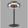 SCHÖNER WOHNEN-Kollektion SIA moderne LED Tischleuchte rauchfarbener Glasschirm