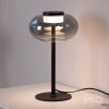 SCHÖNER WOHNEN-Kollektion SIA moderne LED Tischleuchte rauchfarbener Glasschirm